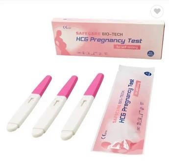 HCG 임신 채뇨 자체 시험 3.0 밀리미터 임신 신속 시험