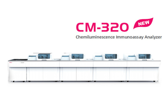 320T/H 화학루미네센스 클리아 면역 측정법 분석기 ISO CM-320